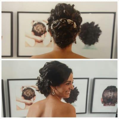 Bridal updos by Johnny.