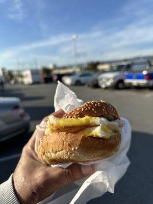 Sams breakfast sandwich my way.