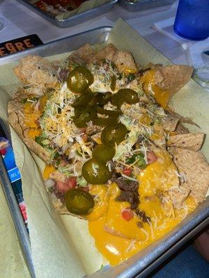 Steak nachos