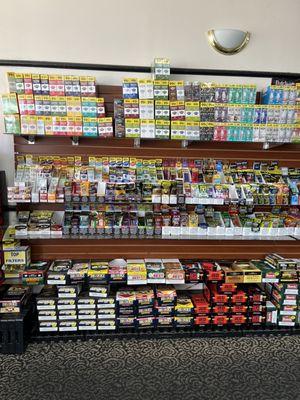 Super variety of tobacco products!