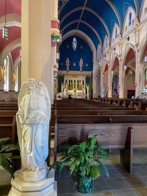 inside the church