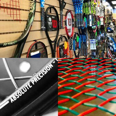 Expert advice, precision craftsmanship and everyday low price.  25 years stringing on ATP, WTA Tour and counting.