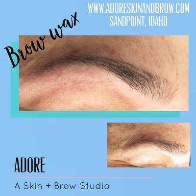 Open up the eye with a great brow wax!