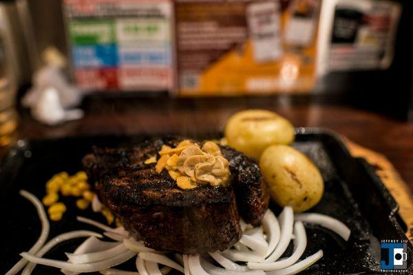 Filet cut 10 oz  Hot ikinari sauce