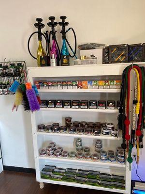 Hookah flavors, hoses, and accessories