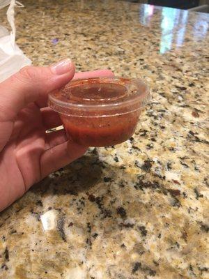 Miniature salsa....