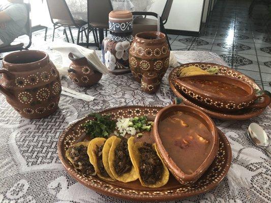 Menudo and Pasadena breakfast