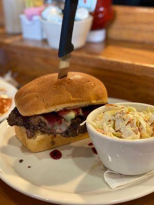 Colorado Bison Burger - bomb AF