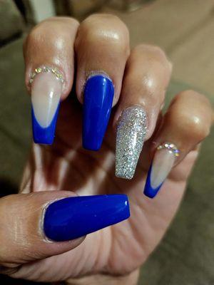 Blue Nails