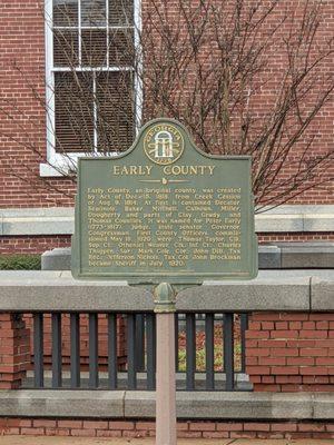 Early County HIstorical Marker