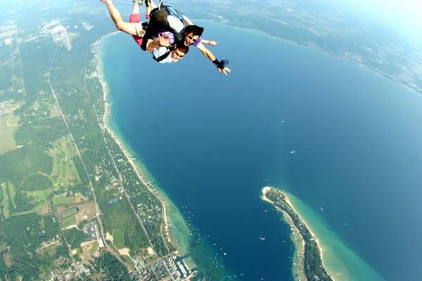 Soaring over Little Traverse Bay!