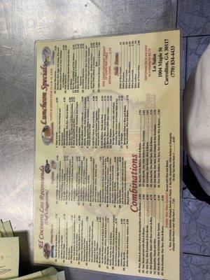 Menus 1