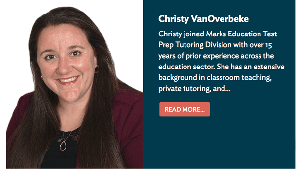 Christy VanOverbeke, Marks Education Tutor