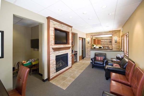 Reception room and kids play room