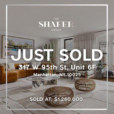 Just Sold! 317 W 95th St, Unit 6F