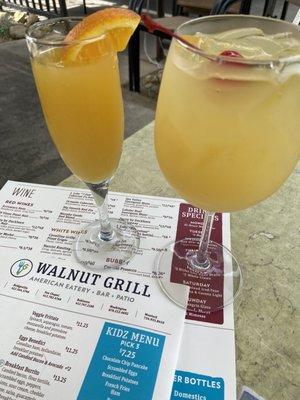 Brunch cocktails (mimosas)