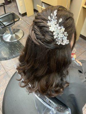 Wedding hair