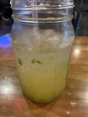 Mason Jar margarita.... Happy hour everyday 4-7! Only $7.00