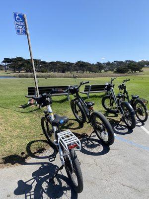 Electric bikes in Monterey