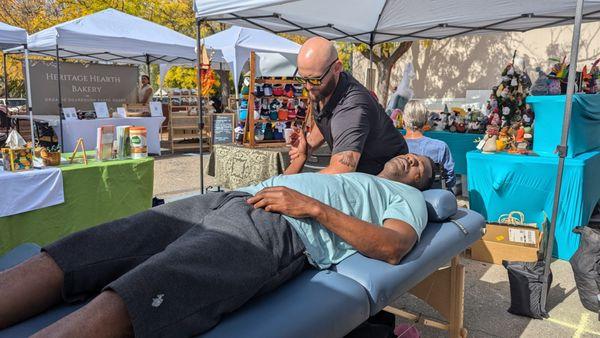 Myofascial Release at the Harvest Festival 2024!