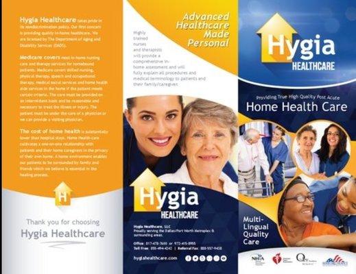 hygia healthcare PAS brochure