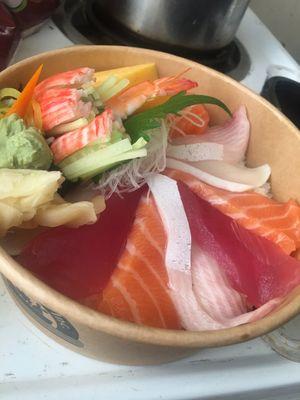 Chirashi $23.95 !