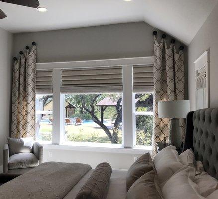 Hunter Douglas Vignettes and Drapery.