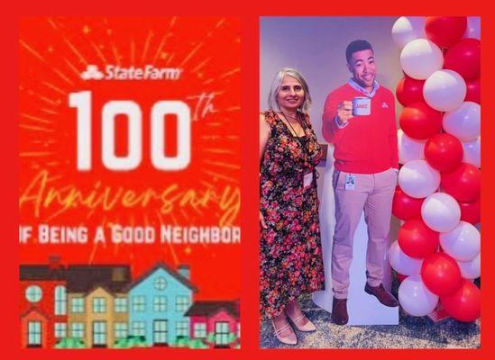 Shahin Chear's insurance agency in Costa Mesa is thrilled to be celebrating the 100th anniversary of State Farm.