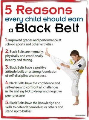 We have the highest number of black belts because we have the some of the highest retention numbers in the industry.