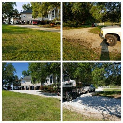 Limestone Driveway