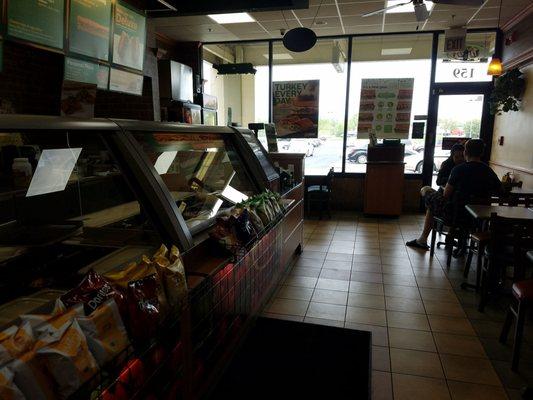 Inside Subway