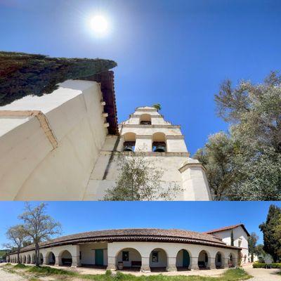 Panorama view of old mission