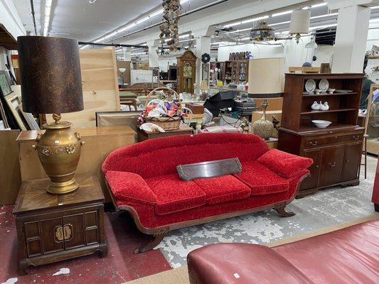 Gaudy, horrible furniture at absolutely ridiculous prices.