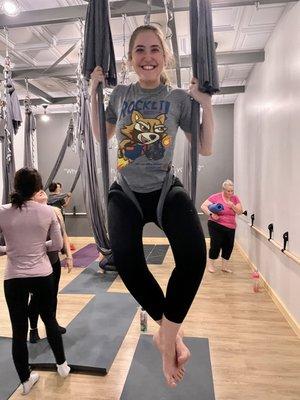 Aerial yoga