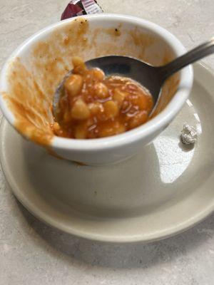 Bean and tomato soup?   Taste like beans and ketchup