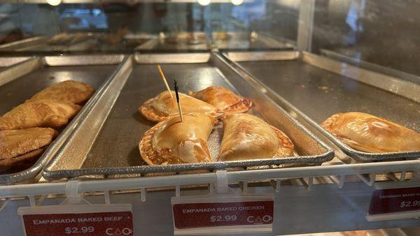 Baked empanadas. Not bad, though I've had better. Good for a started but I'll stick to the sweets!