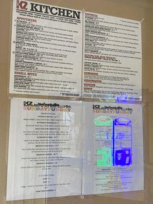 Menus