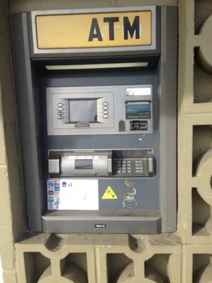 ATM outside..... That's unique