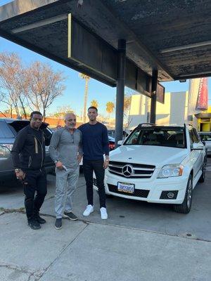 Me my uncle and Shane right after I brought the car.