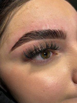 Brow lamination/tint