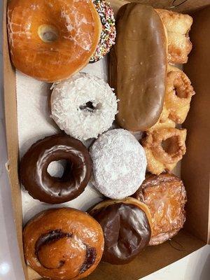 A dozen assorted donuts!