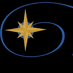 Waypoint Financial Planning's logo features a golden compass and an elegant "W," symbolizing guidance in financial planning, ...