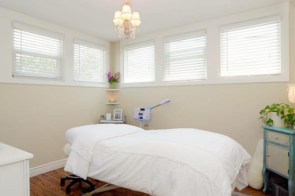 One of our relaxing treatment rooms