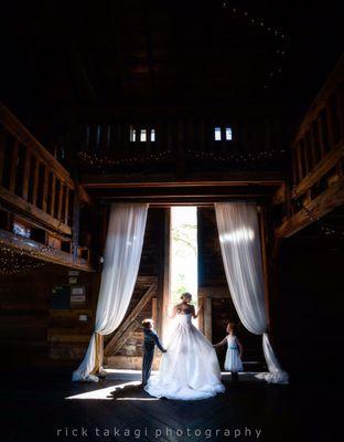 A beautiful Bride getting ready for the big moment.