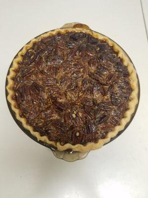 Homemade pecan pie