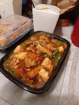 Kung Pao Tofu, kinda spicy but so fresh and delicious