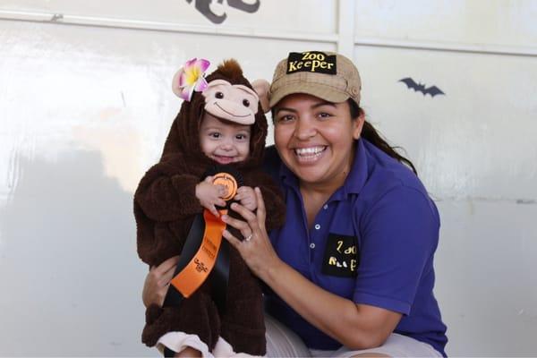 Picture says it all. incredibly cute costume contest!