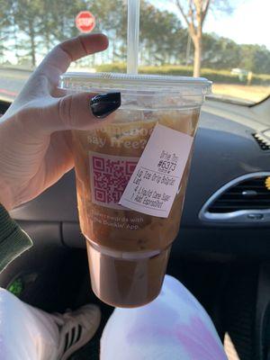 ICEd Brown Sugar Oat Latte