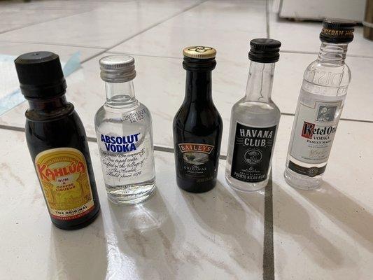 Mini bottles , great for a grab bag