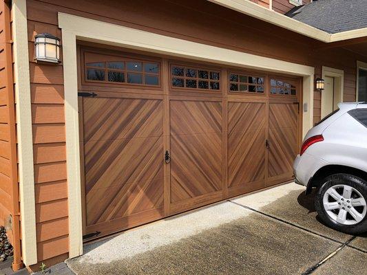 16x7 Cedarwood tone Installation